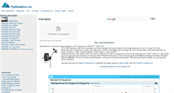 Desktop Screenshot of fjellbakken.no