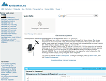 Tablet Screenshot of fjellbakken.no